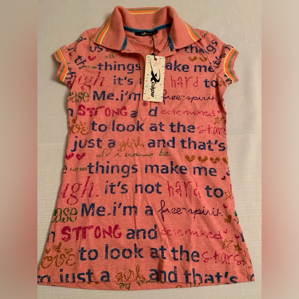 Xcape Ladies Multicolor Top/Tshirt Size XS - New